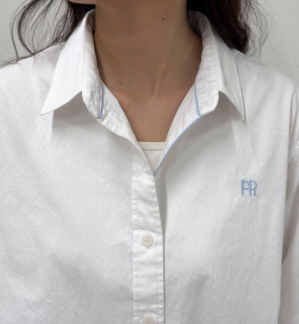 fredy emue「FR刺繍オックスコンパクトシャツ」|シャツ・ブラウス|