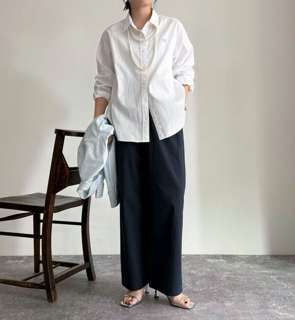 fredy emue「FR刺繍オックスコンパクトシャツ」|シャツ・ブラウス|