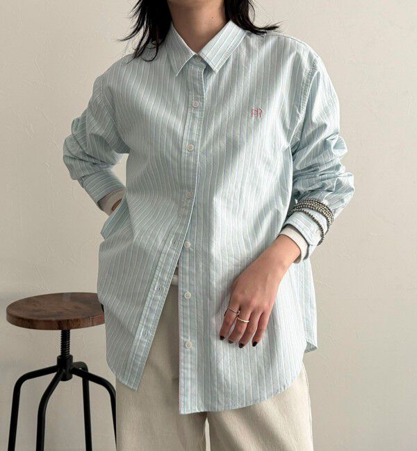 fredy emue「FR刺繍オックスコンパクトシャツ」|シャツ・ブラウス|