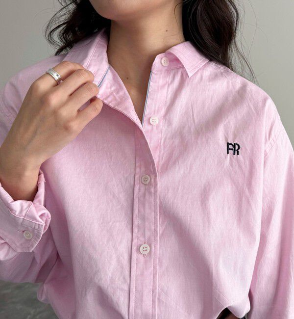 fredy emue「FR刺繍オックスコンパクトシャツ」|シャツ・ブラウス|