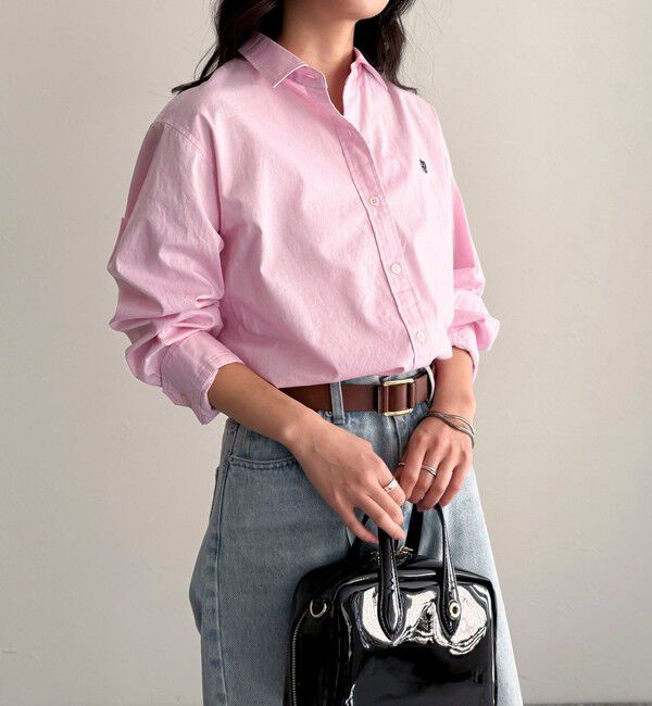 fredy emue「FR刺繍オックスコンパクトシャツ」|シャツ・ブラウス|