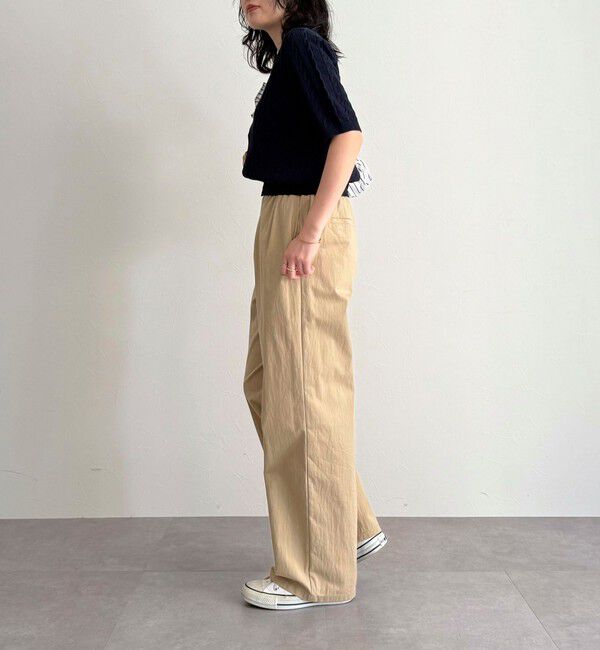 fredy emue「FR刺繍ケーブル柄半袖カーディガン」|カーディガン|