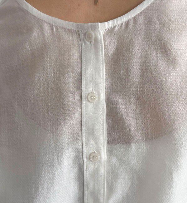 fredy emue「2WAYシアー袖ボリュームブラウス」|シャツ・ブラウス|