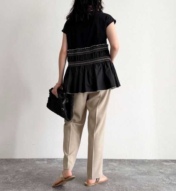 fredy emue「スモッキングフレンチプルオーバー」|Tシャツ・カットソー|