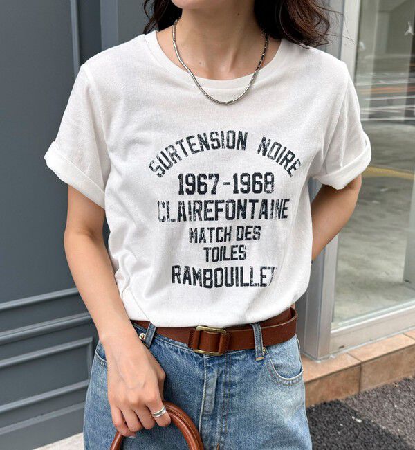 fredy emue「ヴィンテージライクピグメントTシャツ」|Tシャツ・カットソー|