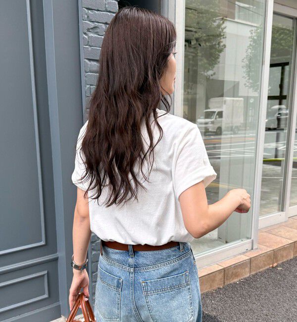 fredy emue「ヴィンテージライクピグメントTシャツ」|Tシャツ・カットソー|