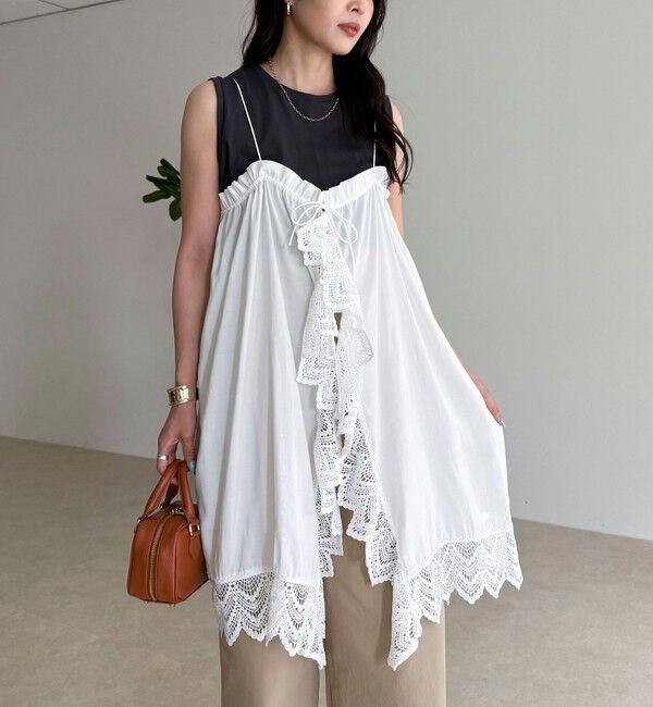 fredy emue「2ＷAYレイヤードキャミワンピース」|ワンピース|