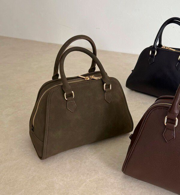 fredy emue「台形ファスナーボストンバッグ」|ショルダー・メッセンジャー|