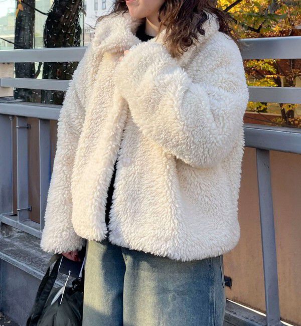 fredy emue「フェイクファーコート」|その他|