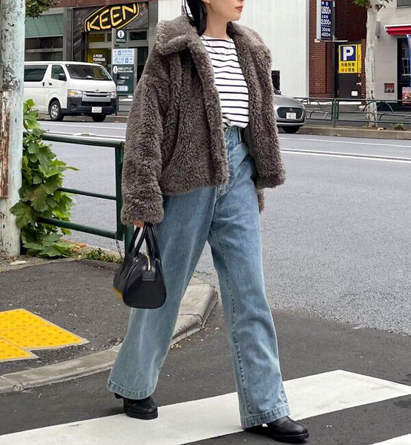 fredy emue「フェイクファーコート」|その他|