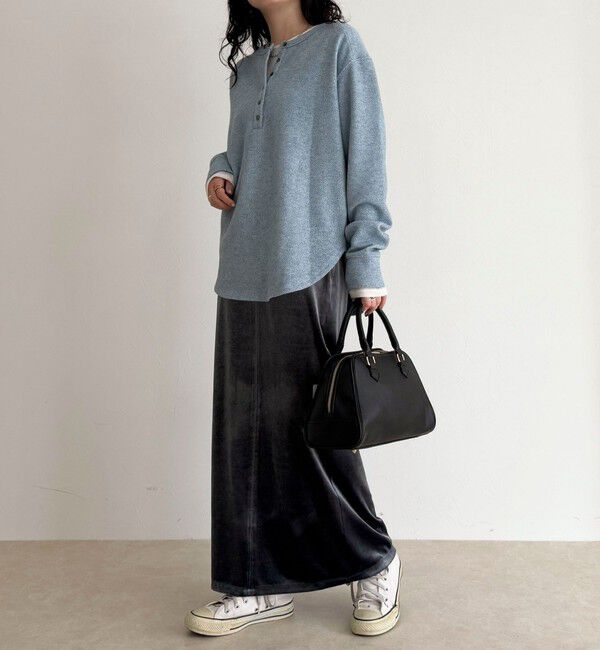 fredy emue「2WAYヘンリーラメプルオーバー」|Tシャツ・カットソー|