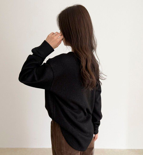 fredy emue「2WAYヘンリーラメプルオーバー」|Tシャツ・カットソー|