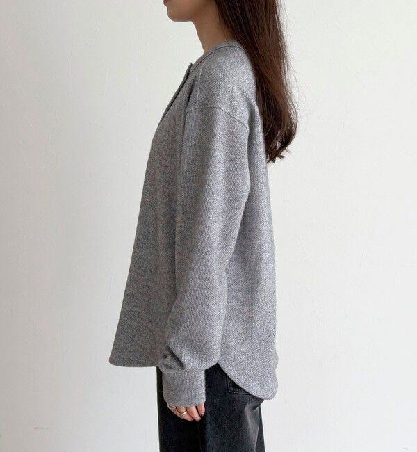 fredy emue「2WAYヘンリーラメプルオーバー」|Tシャツ・カットソー|