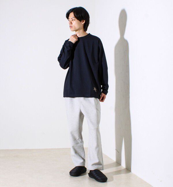 GLOSTER「【MARUDE COTTON】ロープ刺繍Ｔ ロングスリーブ」|Tシャツ・カットソー|