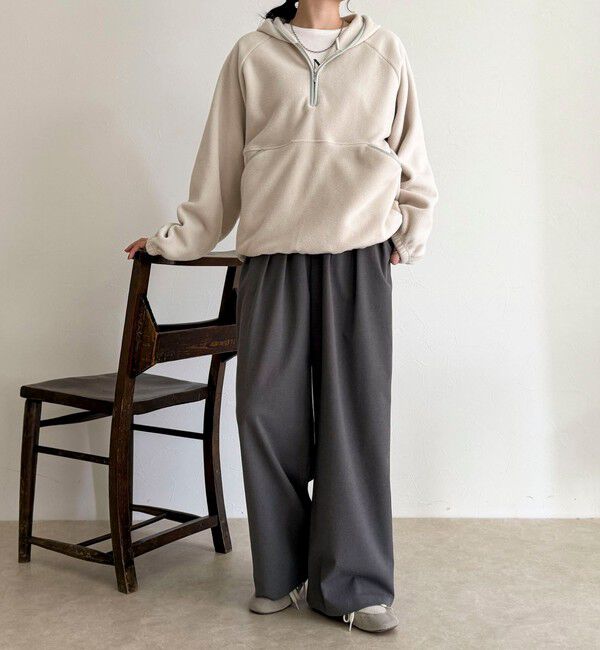 fredy emue「フード付きフリースアノラック」|スウェット・ジャージ|