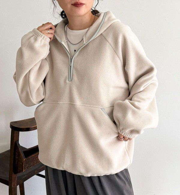 fredy emue「フード付きフリースアノラック」|スウェット・ジャージ|