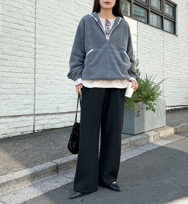 fredy emue「フード付きフリースアノラック」|スウェット・ジャージ|