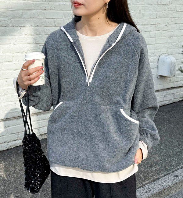 fredy emue「フード付きフリースアノラック」|スウェット・ジャージ|