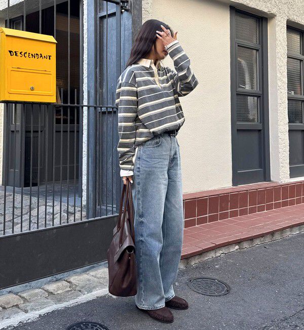 fredy emue「【待望の新色＆サイズ展開追加／@sora_522m企画】BASIC STRAIGHT DENIM」|デニム|