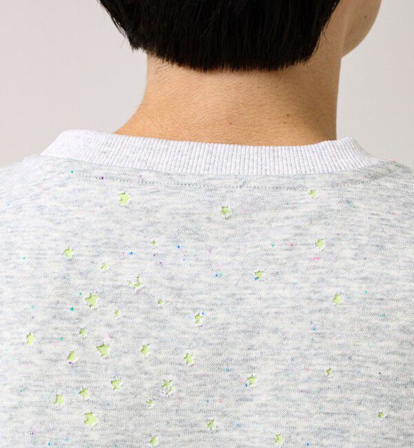 GLOSTER「星穴ネップボンディング クルーネックスウェット」|スウェット・ジャージ|