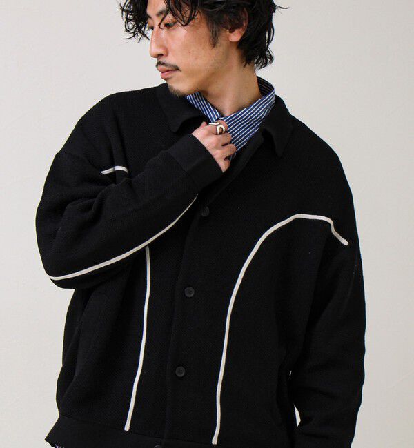 GLOSTER「ウエスタンライン ニットカーディガン」|カーディガン|