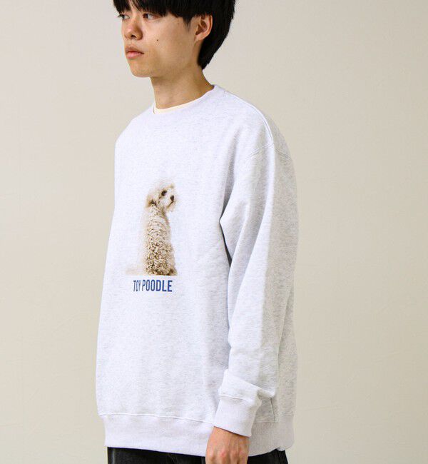 GLOSTER「【MY PET】クルーネックプリントスウェット」|スウェット・ジャージ|