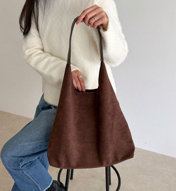 fredy emue「フェイクスエードトライアングルバッグ」|トートバッグ|