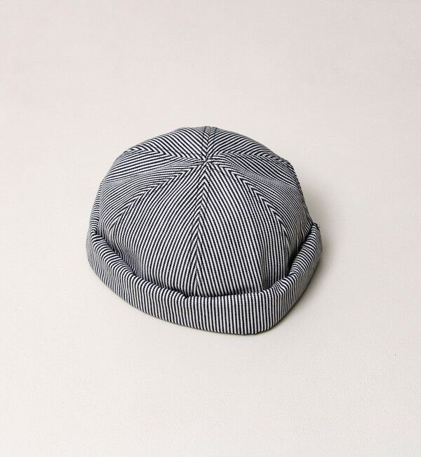 GLOSTER「DENIM /HICKORY ROLL CAP フィッシャーマンキャップ」|キャップ・キャスケット|