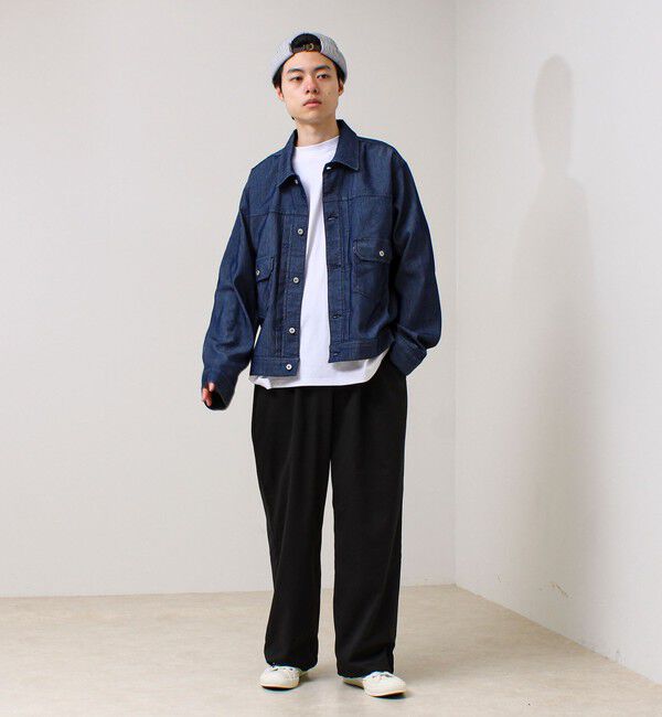 GLOSTER「DENIM /HICKORY ROLL CAP フィッシャーマンキャップ」|キャップ・キャスケット|