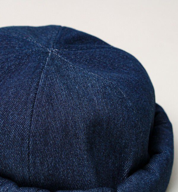 GLOSTER「DENIM /HICKORY ROLL CAP フィッシャーマンキャップ」|キャップ・キャスケット|