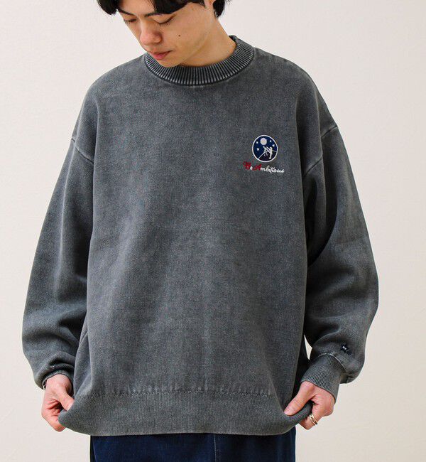 GLOSTER「【BOYエンブレム刺繍】Wフェイス フェードプルオーバーニット」|ニット・セーター|