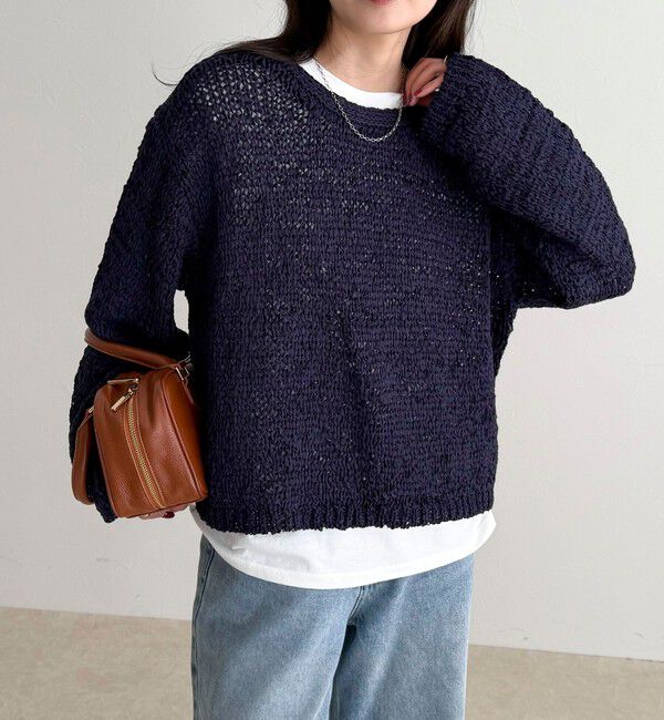 fredy emue「テープヤーンニットプルオーバー」|ニット・セーター|