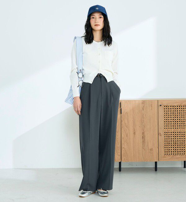 fredy emue「FR刺繍コットン混BASICカーディガン」|カーディガン|