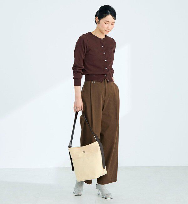 fredy emue「FR刺繍コットン混BASICカーディガン」|カーディガン|