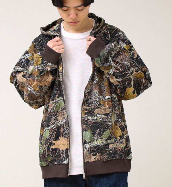 GLOSTER「【タフに着回す】キャンバス/デニム ジップパーカー」|ブルゾン・スタジャン|