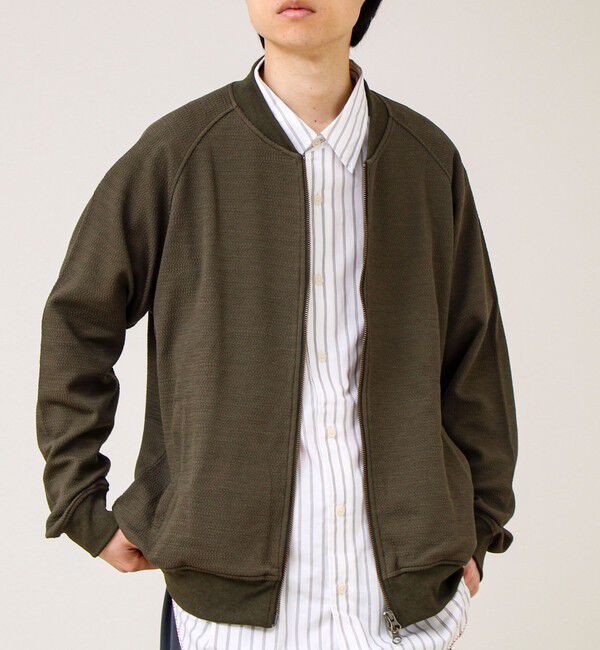 GLOSTER「【きれいめに使える】フクレジャガード MA1カーデ」|カーディガン|