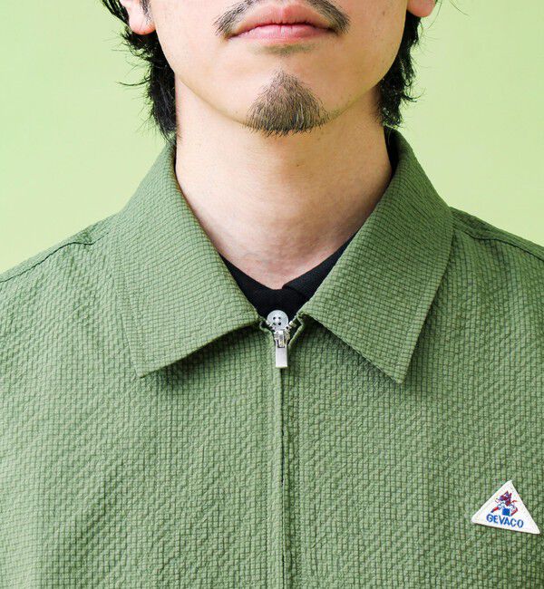 GLOSTER「【GEVACO/ゲバコ】ジップアップ シャツジャケット」|ブルゾン・スタジャン|