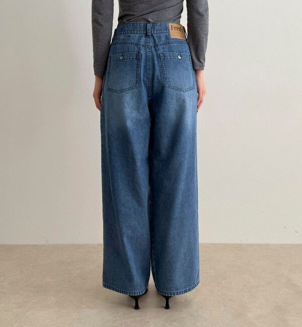 fredy emue「《セットアップ対応》ラップデニムパンツ」|デニム|