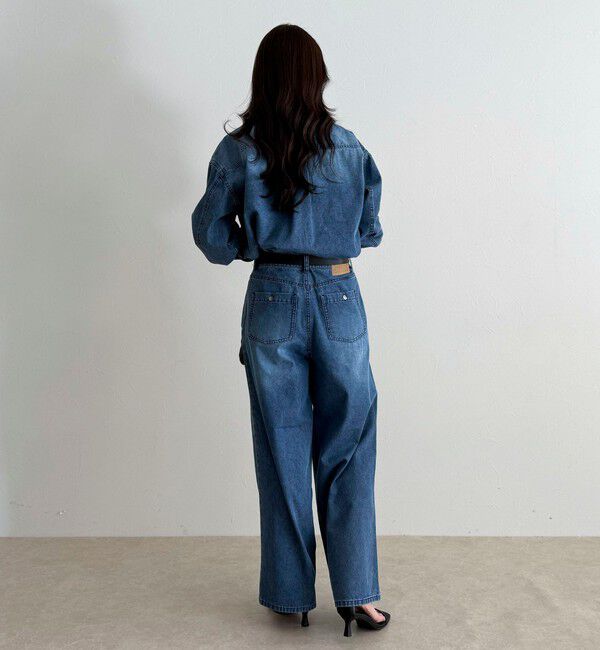 fredy emue「《セットアップ対応》ラップデニムパンツ」|デニム|