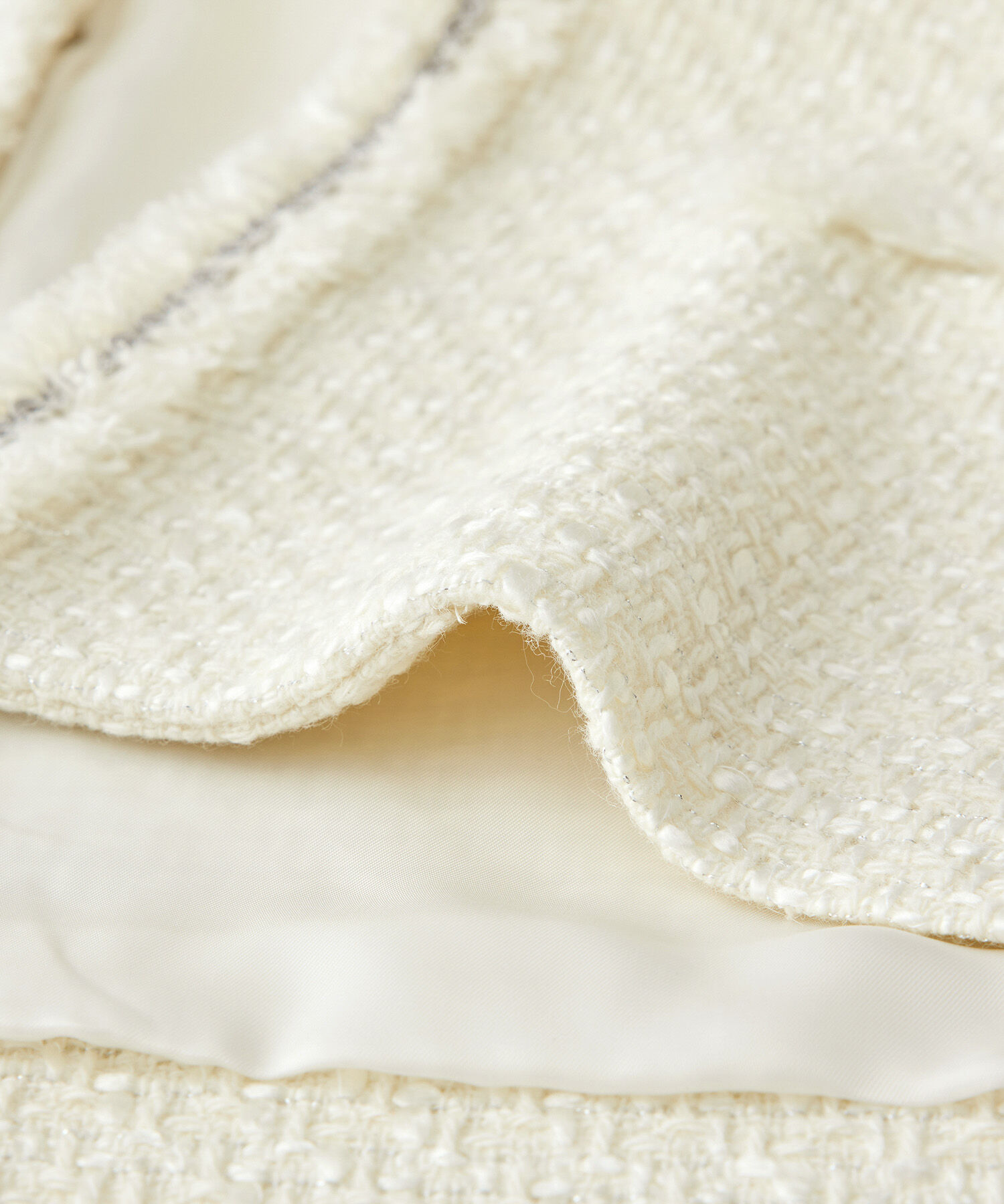 ROPE「ミックスツイードノーカラージャケット【セレモニー/通勤対応】」|ノーカラージャケット|