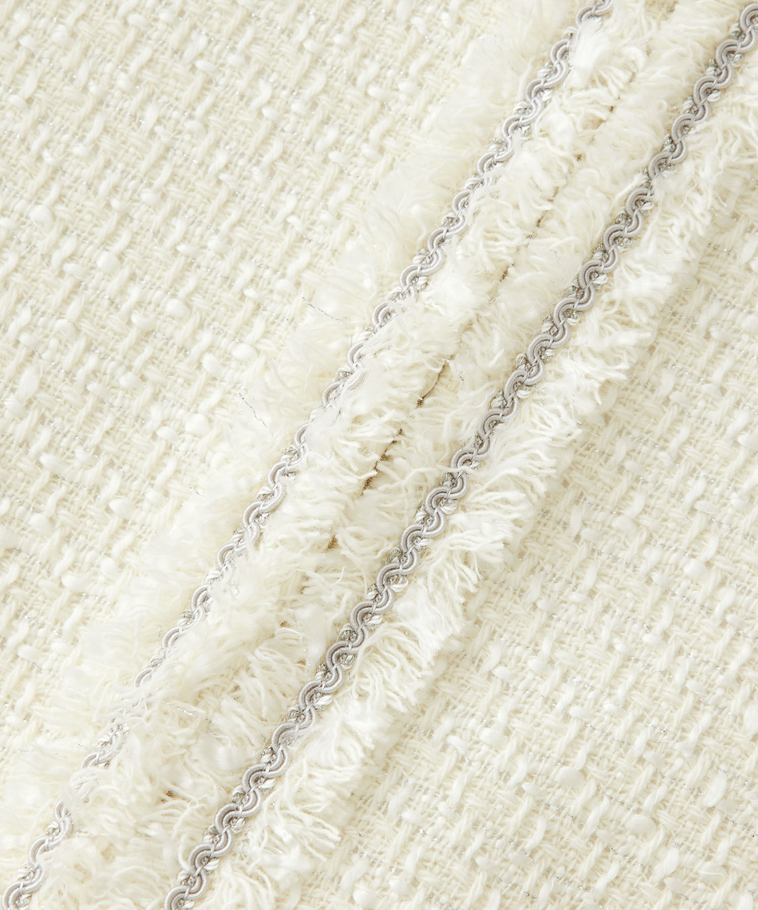 ROPE「ミックスツイードノーカラージャケット【セレモニー/通勤対応】」|ノーカラージャケット|