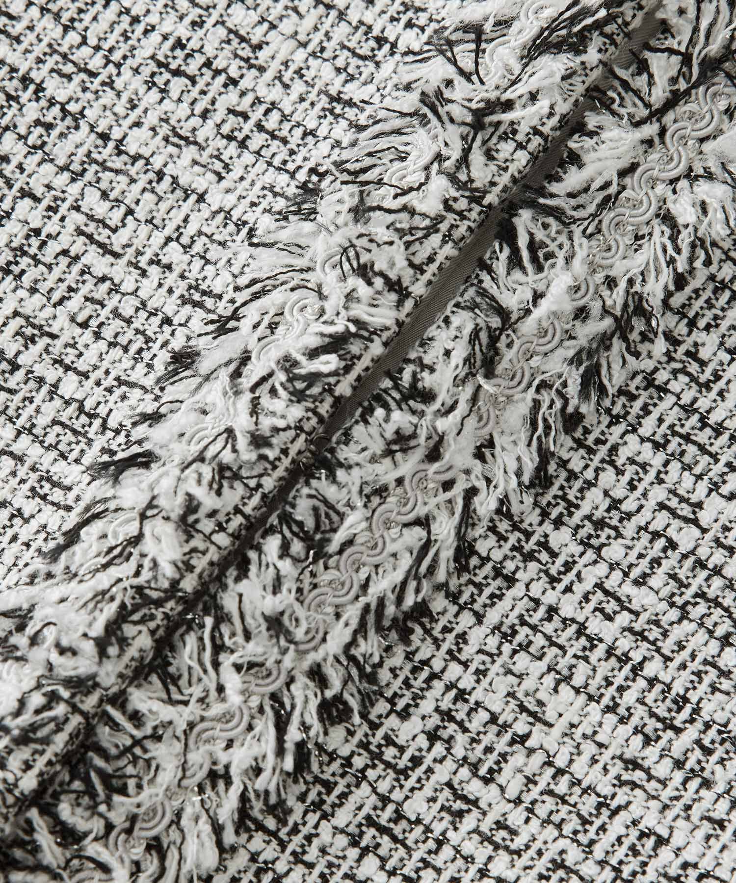 ROPE「ミックスツイードノーカラージャケット【セレモニー/通勤対応】」|ノーカラージャケット|