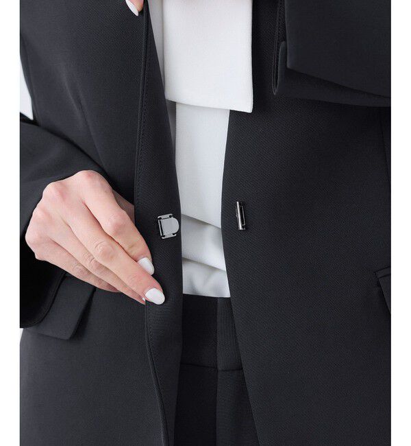 Rope&rsquo;Picnic「【360&deg;ウルトラストレッチ】UVカット・花粉ガード/ノーラペルジャケット/セットアップ対応」|ノーカラージャケット|