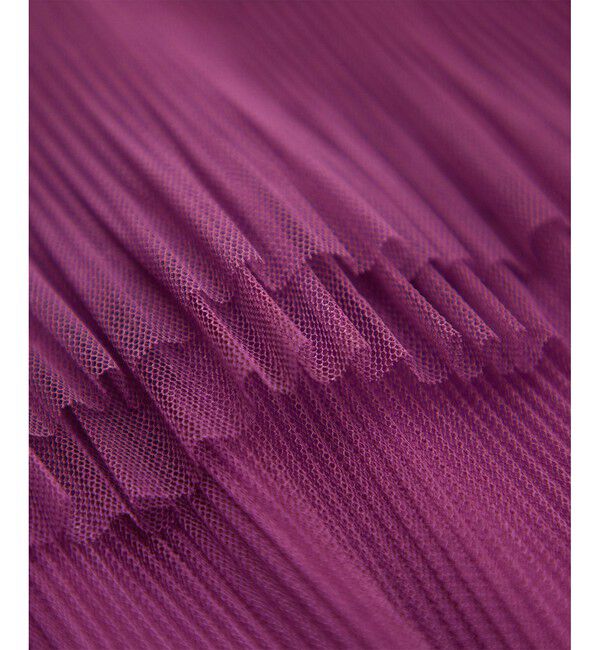 Rope&rsquo;Picnic「プリーツチュールドッキングTシャツ」|Tシャツ・カットソー|