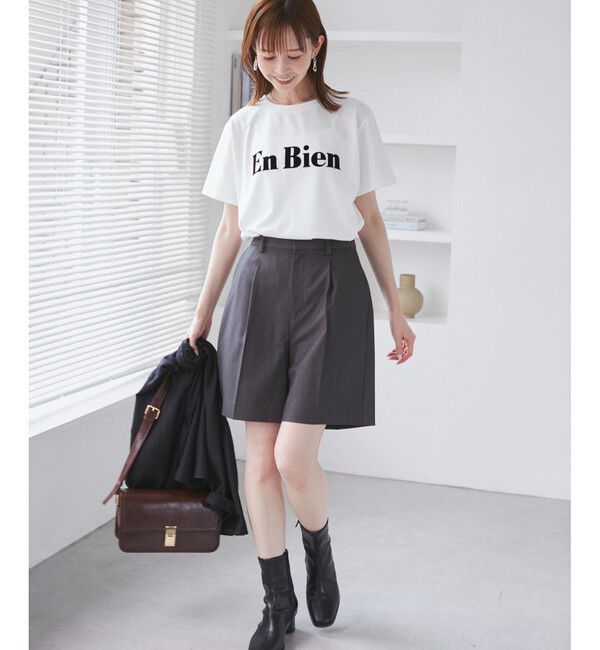 Rope&rsquo;Picnic「【UVカット・接触冷感・汗染み加工】フロッキーロゴTシャツ」|Tシャツ・カットソー|