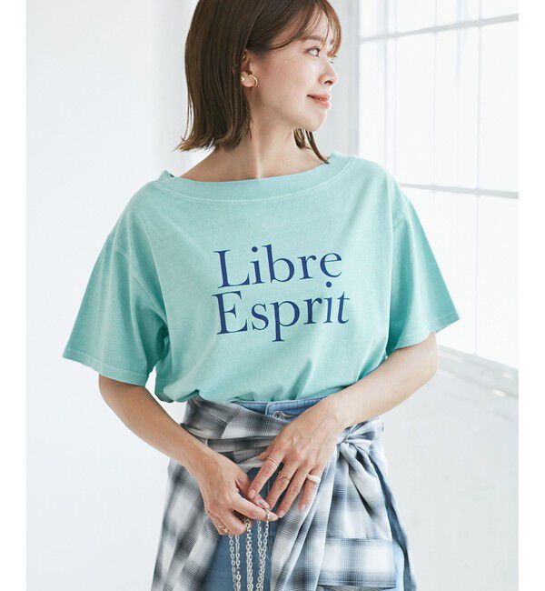 Rope&rsquo;Picnic「オフショルプリントハーフスリーブTシャツ」|Tシャツ・カットソー|