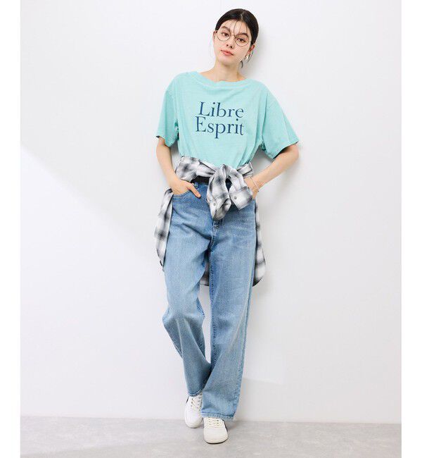 Rope&rsquo;Picnic「オフショルプリントハーフスリーブTシャツ」|Tシャツ・カットソー|