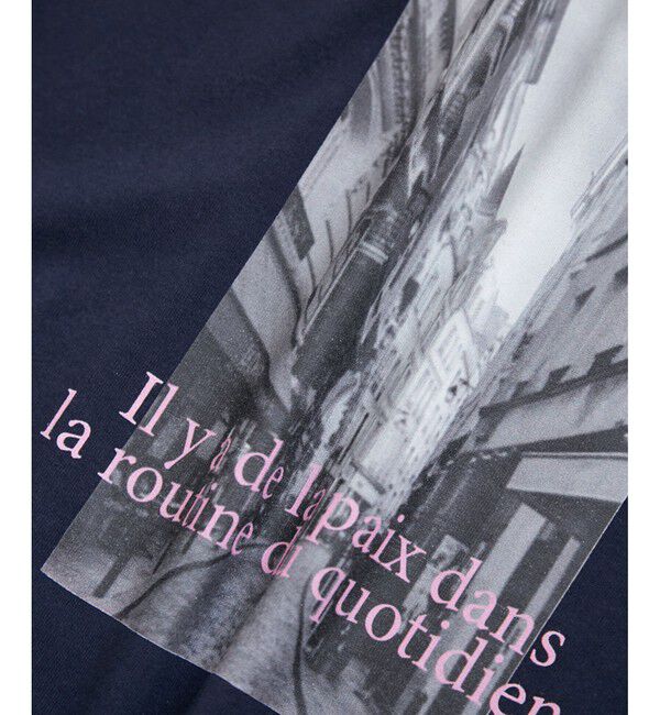 Rope&rsquo;Picnic「オフショルプリントハーフスリーブTシャツ」|Tシャツ・カットソー|