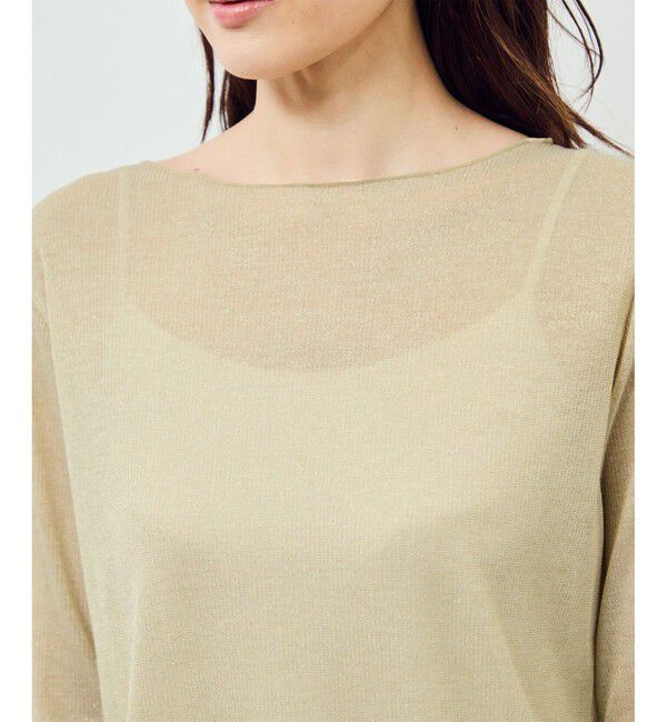 Rope&rsquo;Picnic「ラメシアーリブカットソー」|Tシャツ・カットソー|