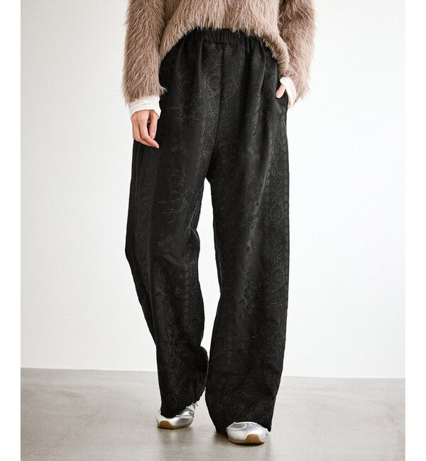 Rope&rsquo;Picnic「ウィンターイージー刺繍パンツ」|チノ|